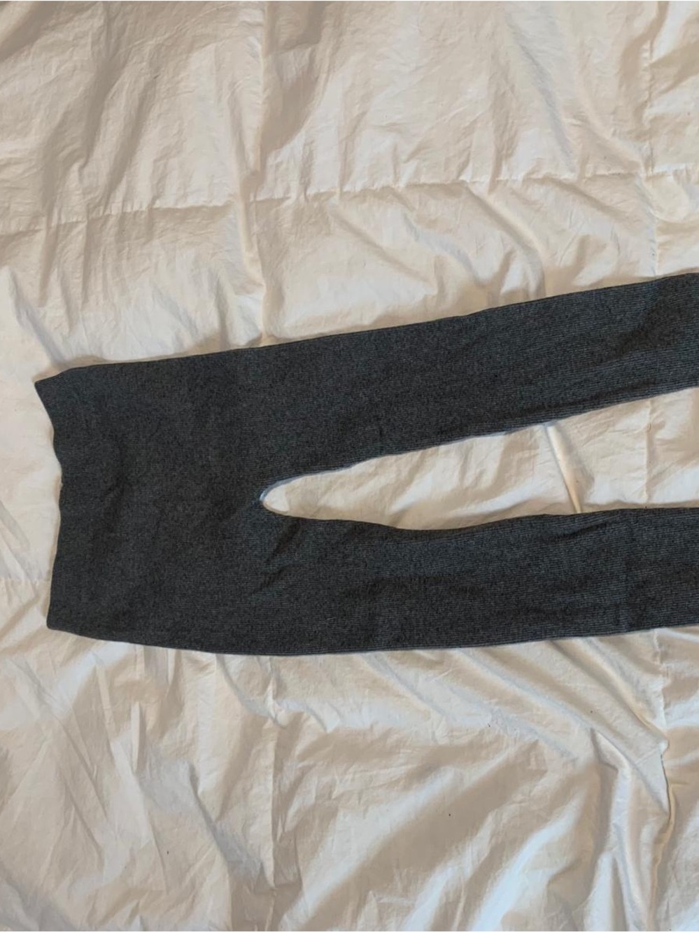 Pink Republic Dark Gray Kids Leggings - Slim Knit Bottoms
